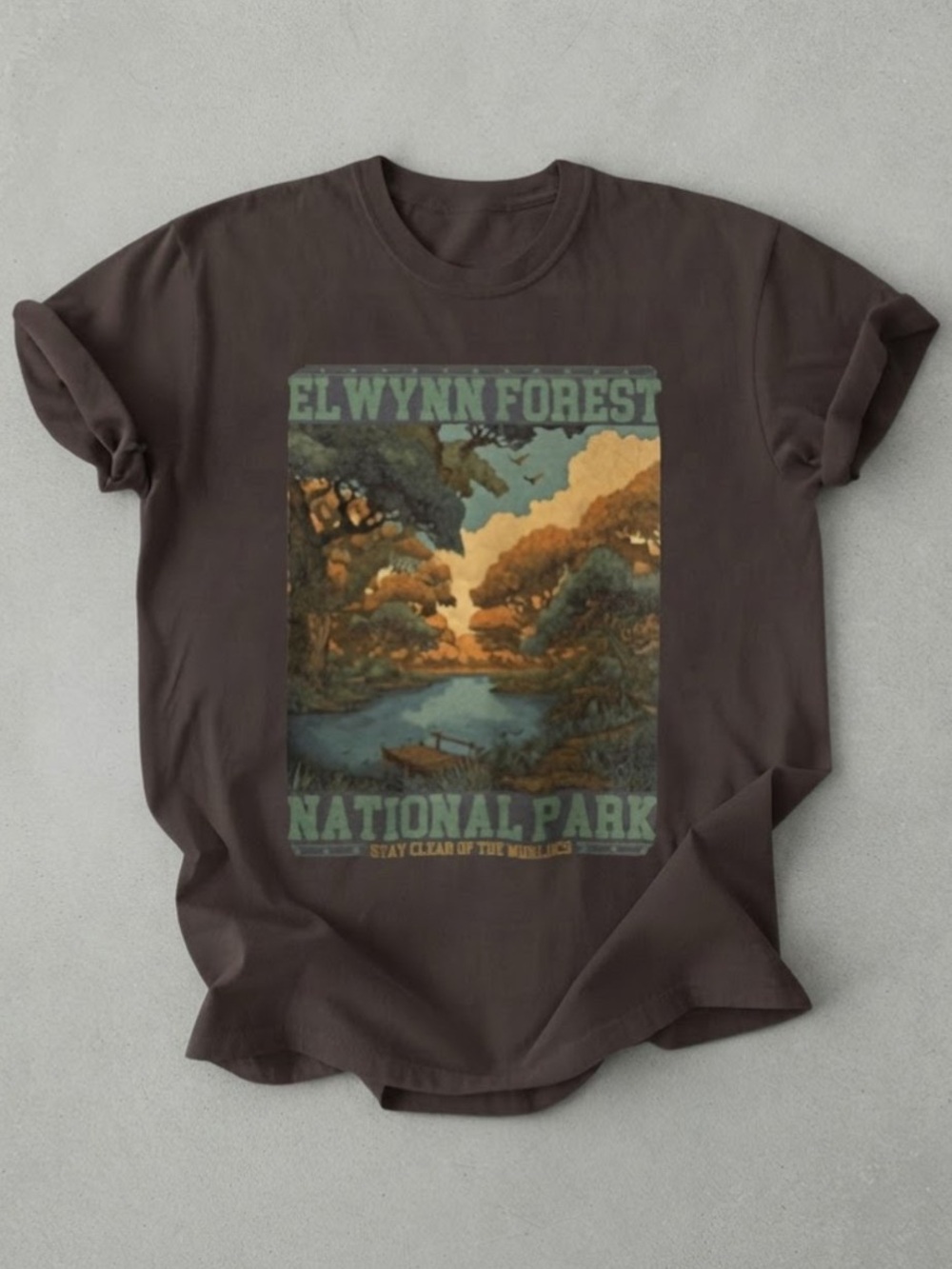 Elwynn Forest National Park Nature Scenery Gildan T-Shirt
